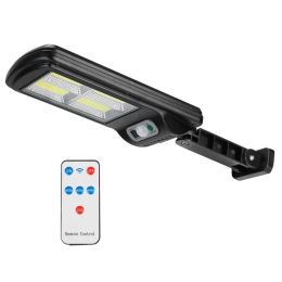 Solar Powered Wall Lights Outdoor 100LED Beads Motion Sensor Lamp IP65 Waterproof 3 Modes Sensor Light (Option: 300W)